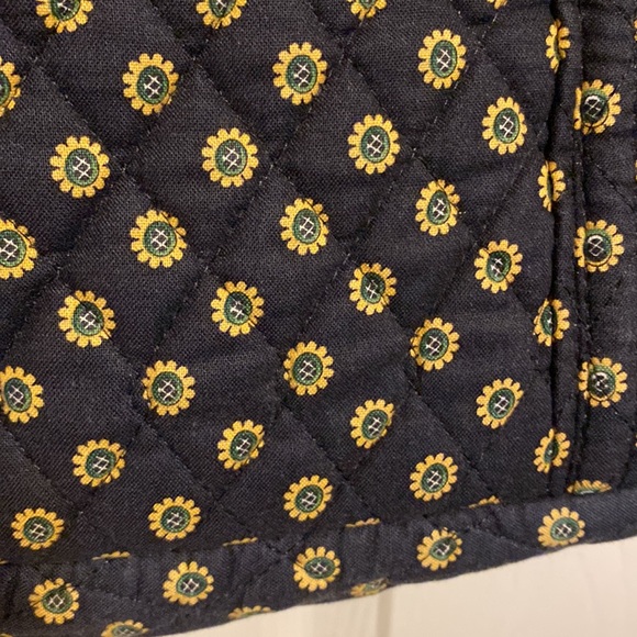 Vintage Vera Bradley black floral sunflower 🌻 purse - Picture 2 of 11